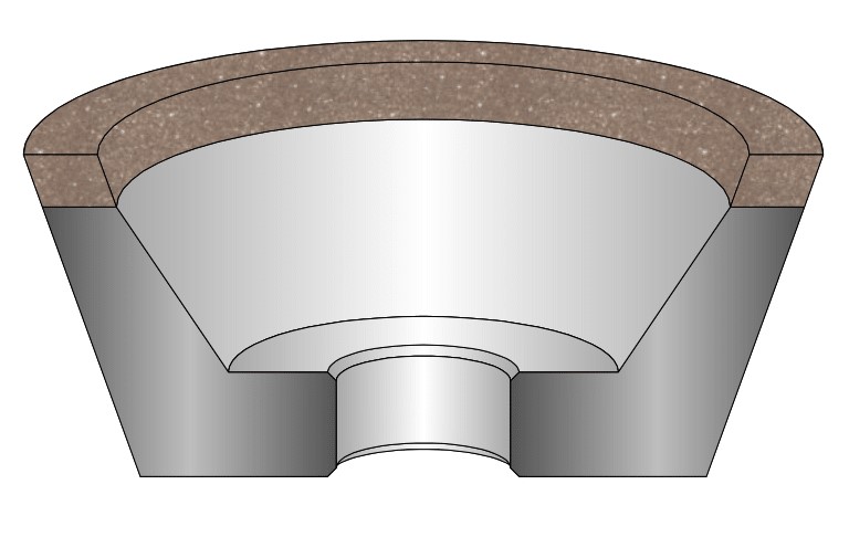 Drawing of a 11V2 grinding wheel 1