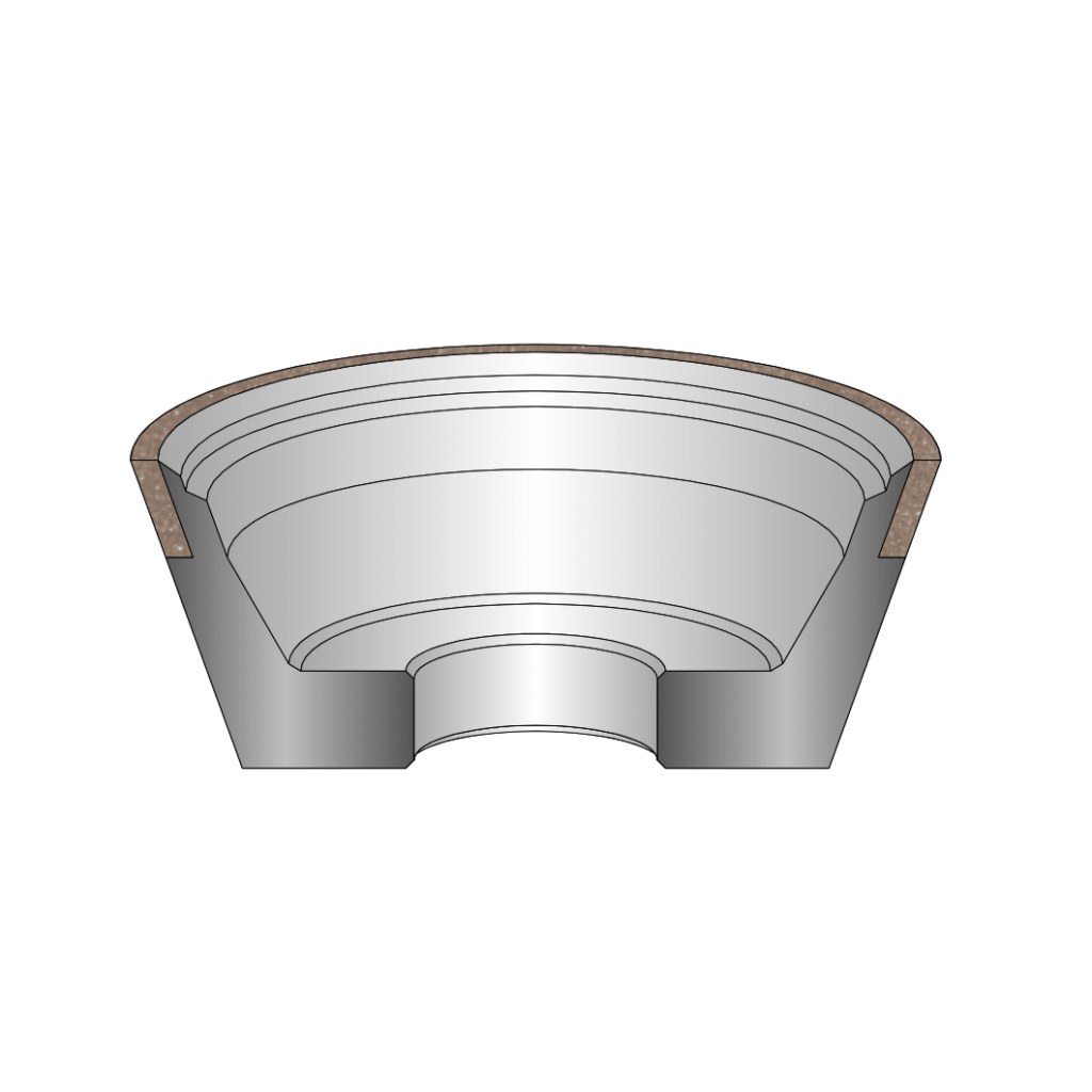 drawing of a 11V9 grinding wheel 1