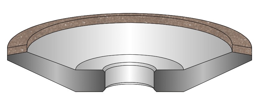 drawing of a 12V5 grinding wheel 1