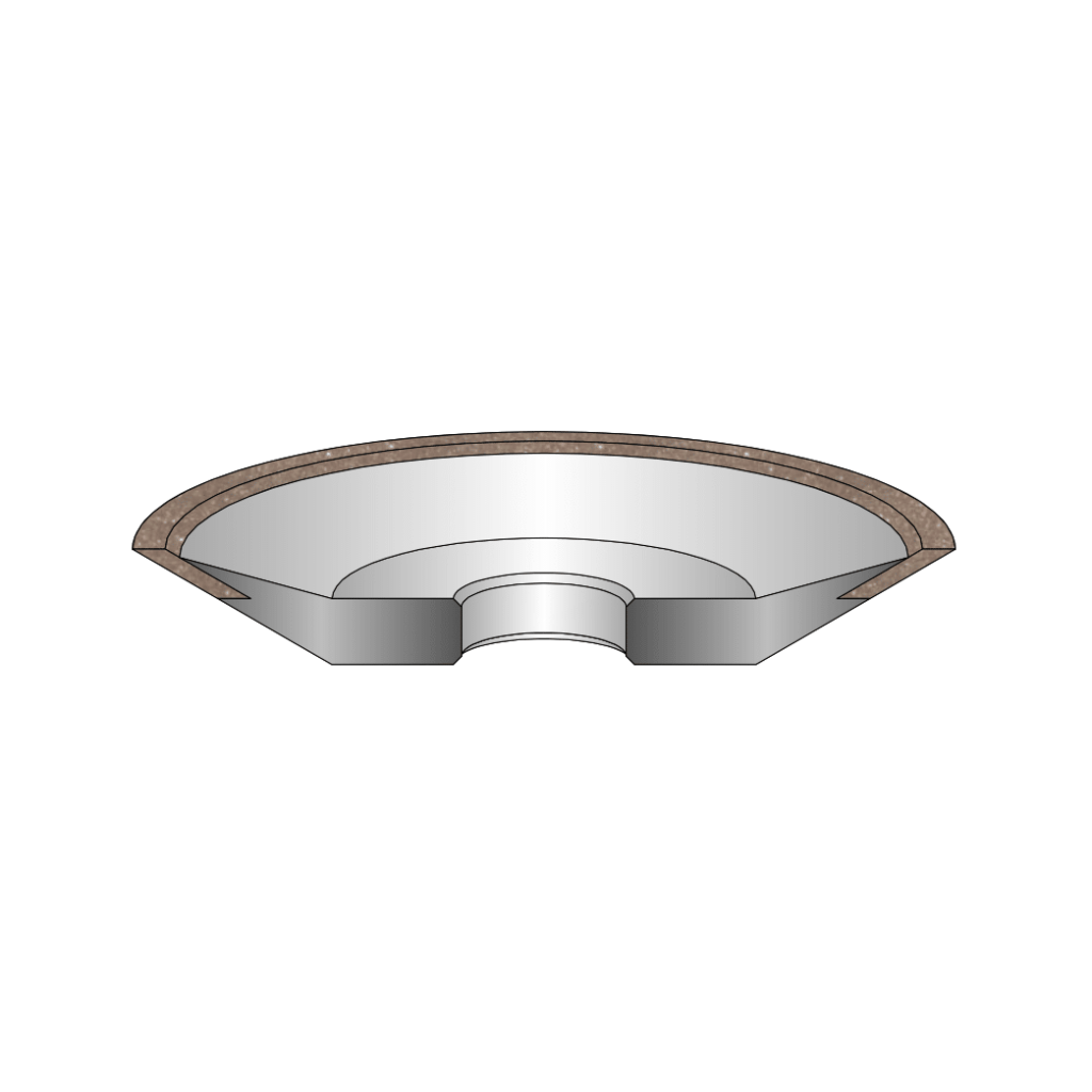 drawing of 12V9 grinding wheel