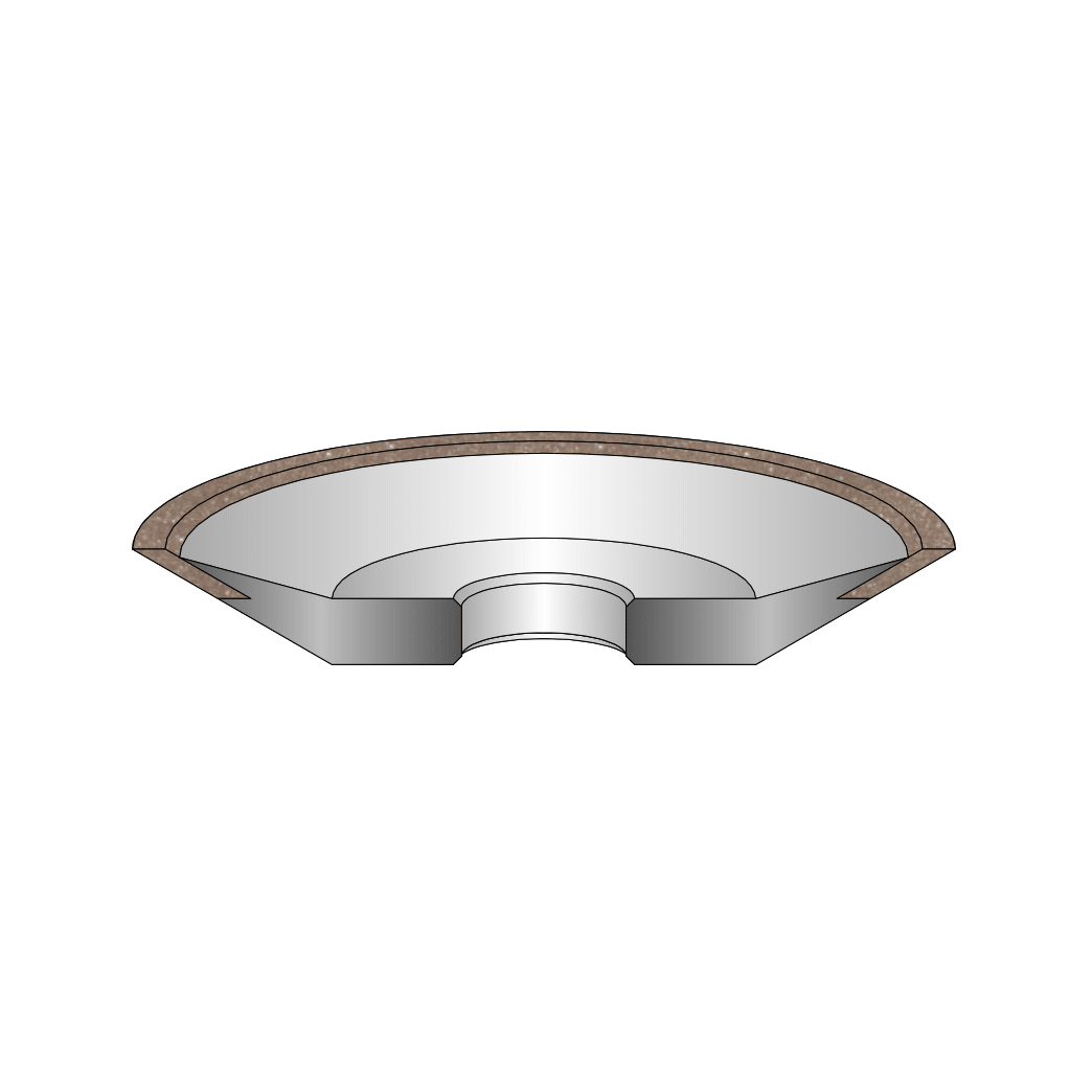 drawing of 12V9 grinding wheel