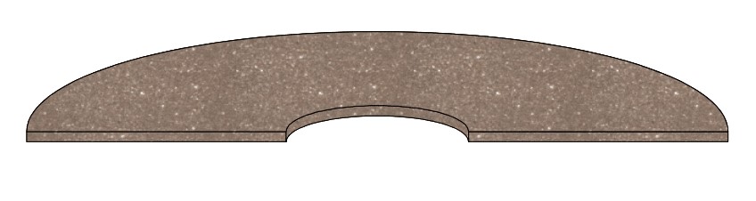 Drawing of a 1A8 Grinding wheel 1