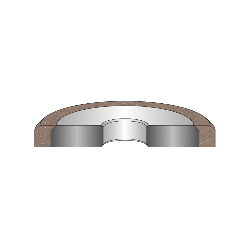 drawing of a 4Y1 grinding wheel 2