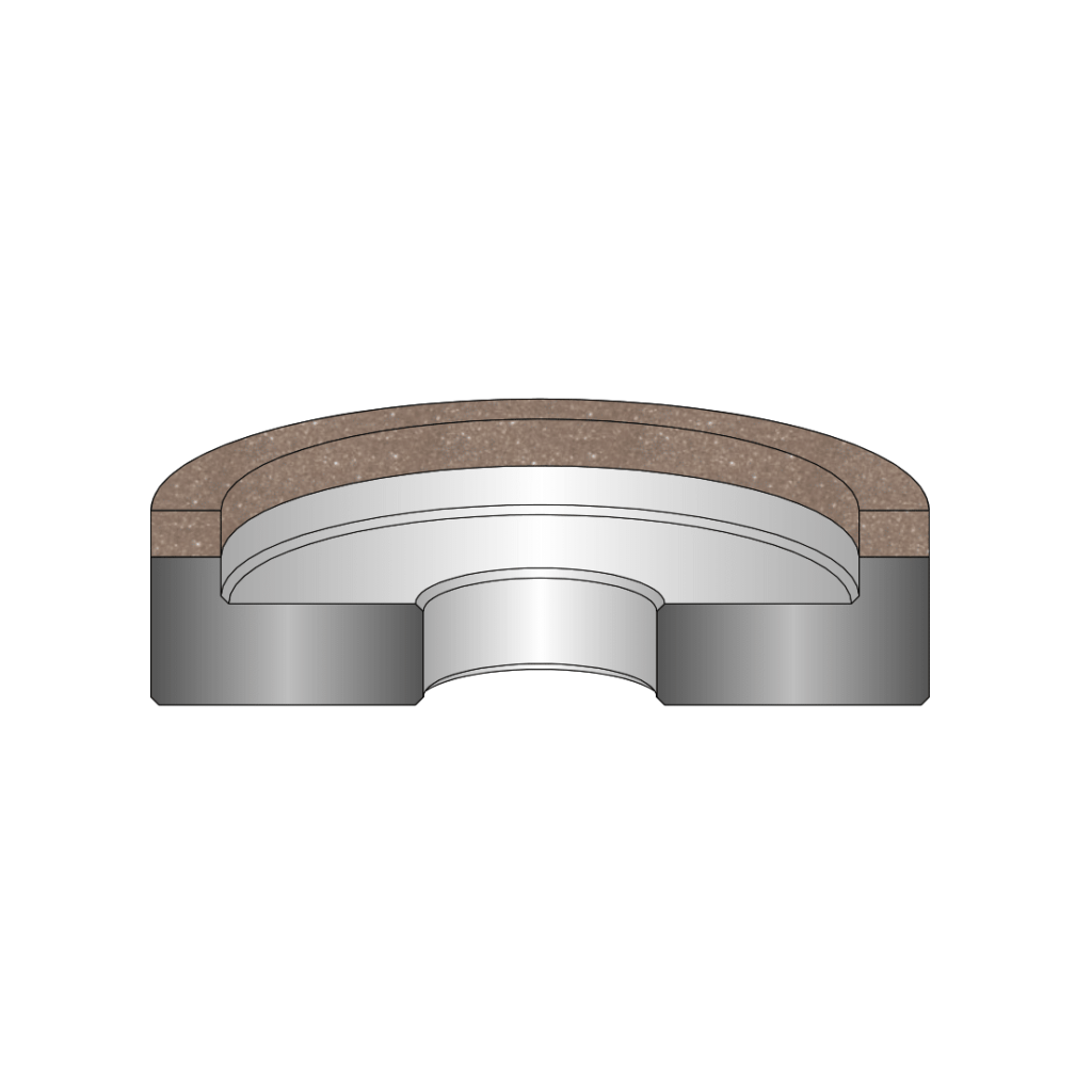 drawing of a 6A2 grinding wheel 1