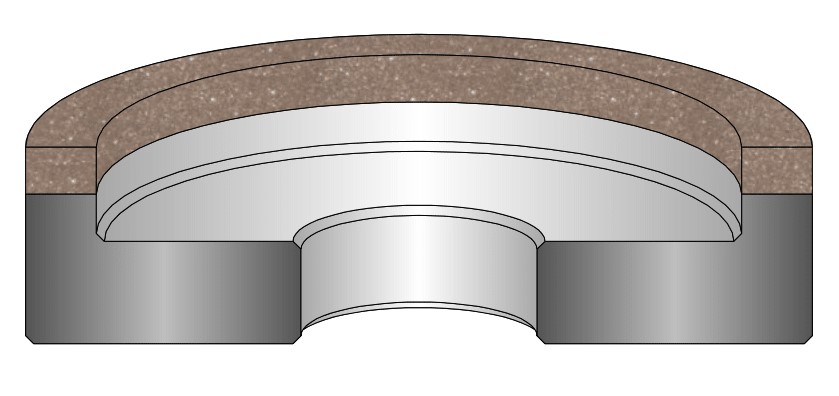 drawing of a 6A2 grinding wheel 2