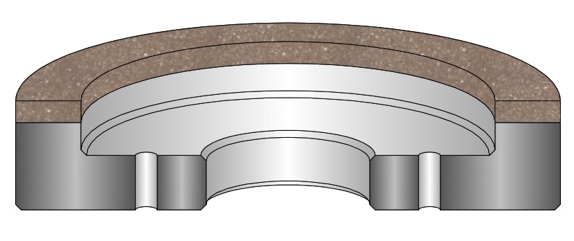 drawing of a 6A2H grinding wheel 2