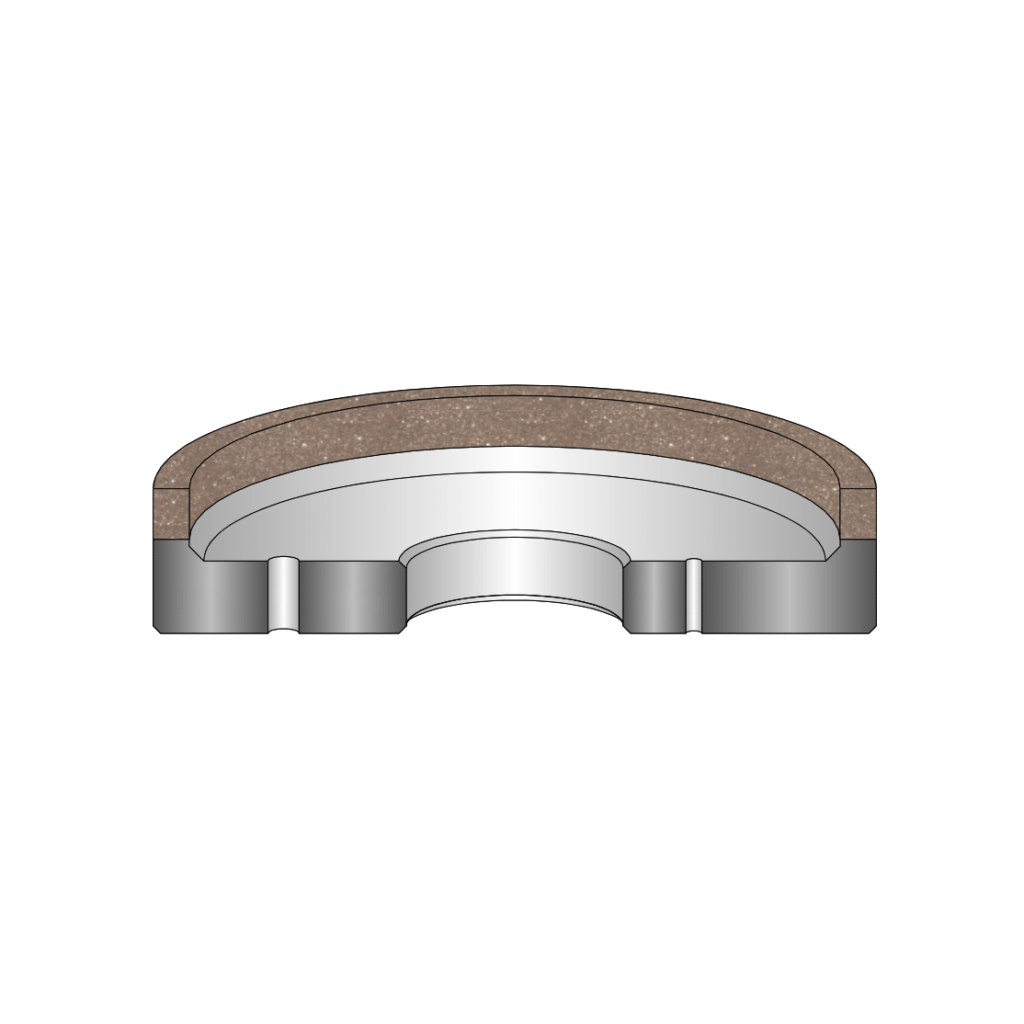 Drawing of a 6A9 grinding wheel 1