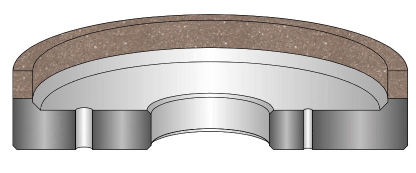 Drawing of a 6A9 grinding wheel 2