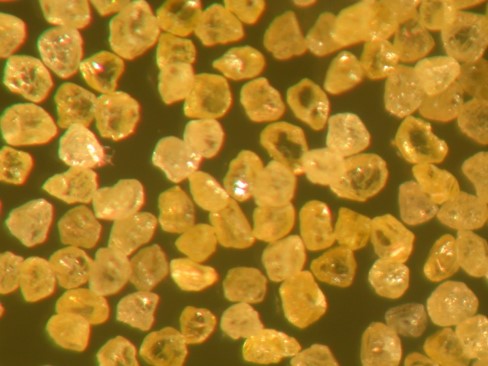 blocky diamond for grinding wheels
